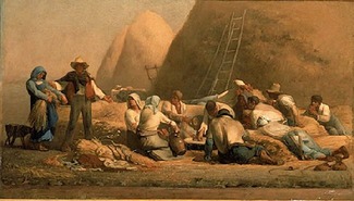 刈り入れ人たちの休息（ルツとボアズ）